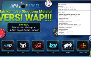 Mainkan Live Dingdong Di JayaTogel Versi WAP